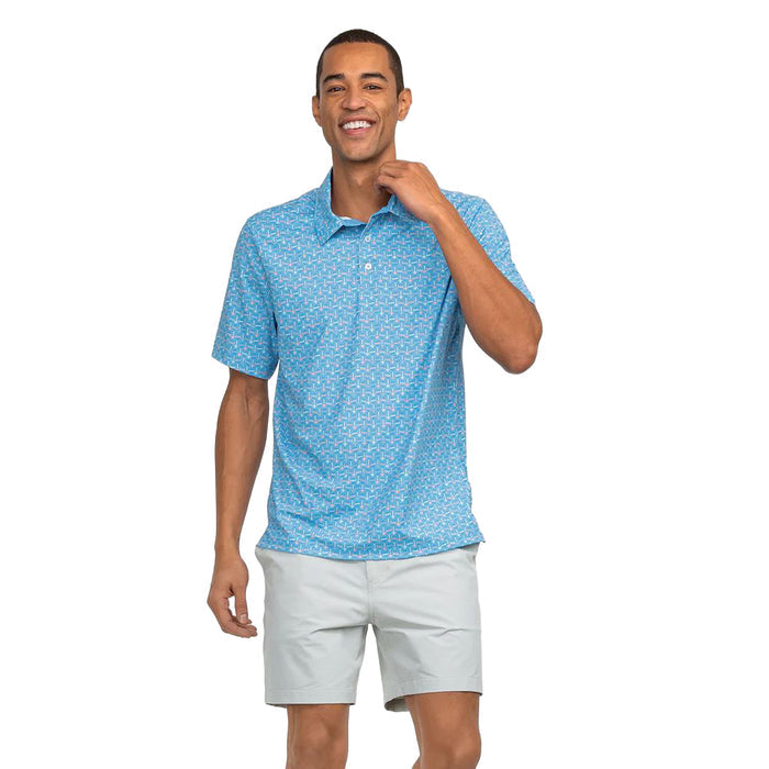 Southern Shirt Men's Net Gains Printed Polo