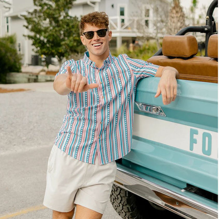 Southern Shirt Men's Victory Stripes Baja Shirt