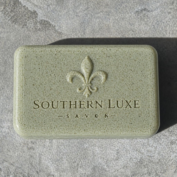 Sovereign Stag natural luxury men's bath bar handcrafted with argan oil, castor oil, and green tea by Southern Luxe Savon