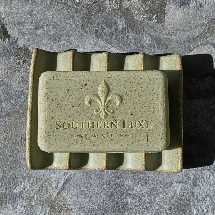 Sovereign Stag natural men's bath bar handcrafted with premium botanical oils by Southern Luxe Savon