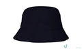 Dark blue bucket hat from Sports Twill best for uniforms or workwear, see faq link
