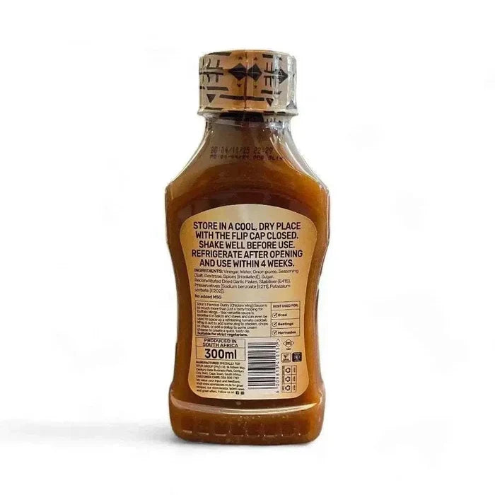 SPUR Durky Sauce 300ml bottle for chicken wings and grilled meats from South Africa