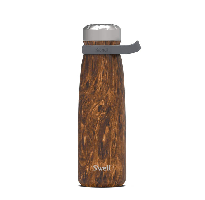 Stainless Steel Traveler - Teakwood - 40oz - Taryn x Philip Boutique