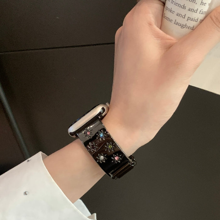 Starstruck Stainless Steel Link Band For Apple Watch Multiple Colors Available â Starstruck Stainless Steel Link Band â Sparkle Like the Night Sky â¨ Ready to make your wrist wishes come true?