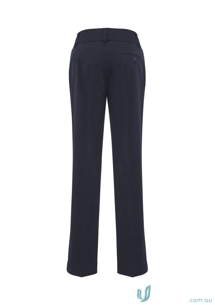 Navy blue womens Stella Perfect Pant from Biz Collection for a stylish look