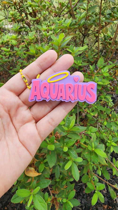 *STL /3MF FILE * Aquarius Zodiac Sign Soda Popper