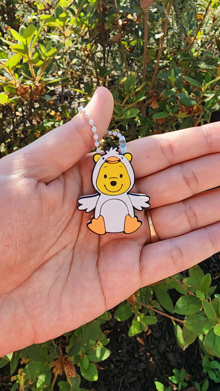 *STL /3MF FILE ONLY* Bear in a Duck Costume Soda Popper