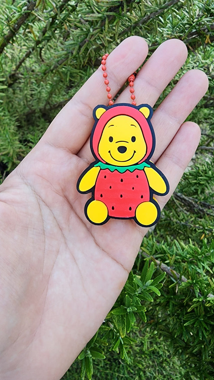 *STL /3MF FILE ONLY* Strawberry Bear Soda Popper
