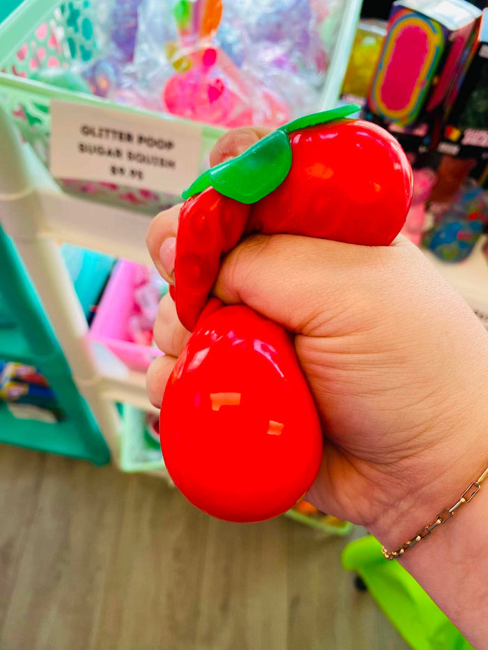 Strawberry Squeezy Dough Squish Toy