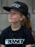 Black baseball cap from Winning Spirit Suburban CH50 Snapback with plastic snapback fastener