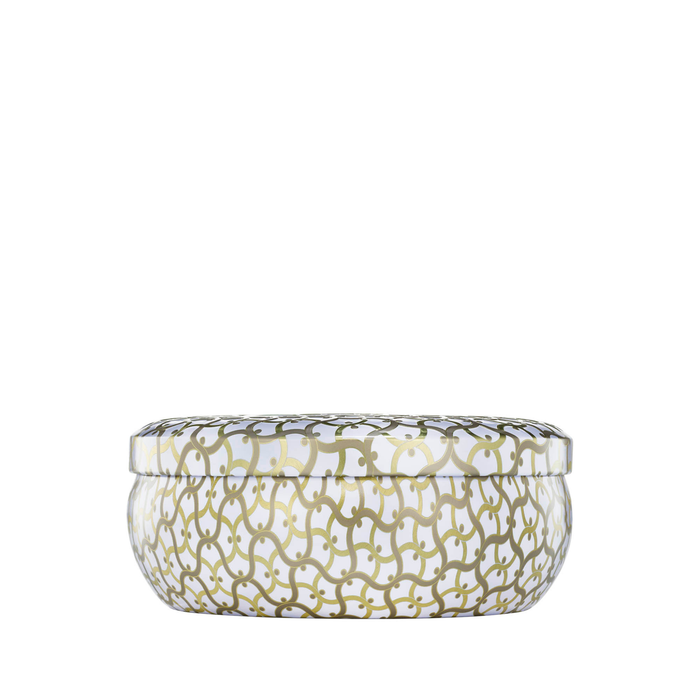 Suede Blanc 3 Wick Tin Candle