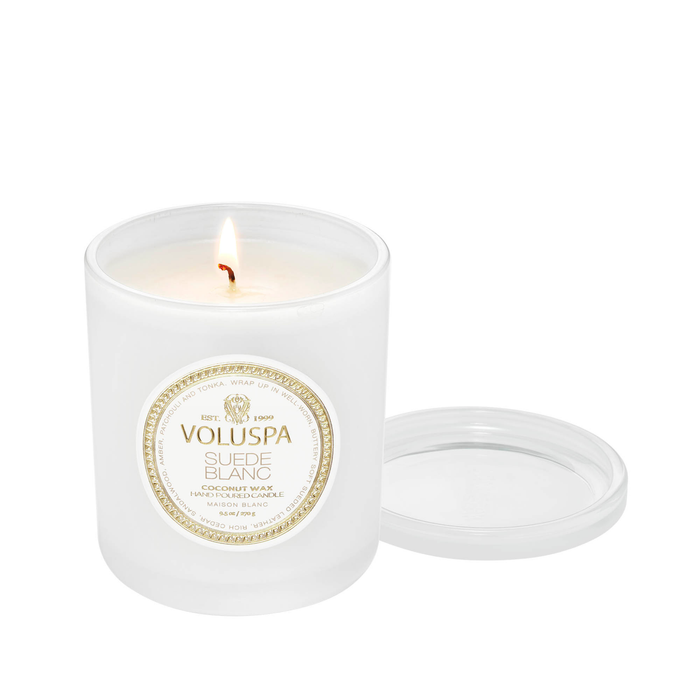 Suede Blanc 9.5oz Classic Candle