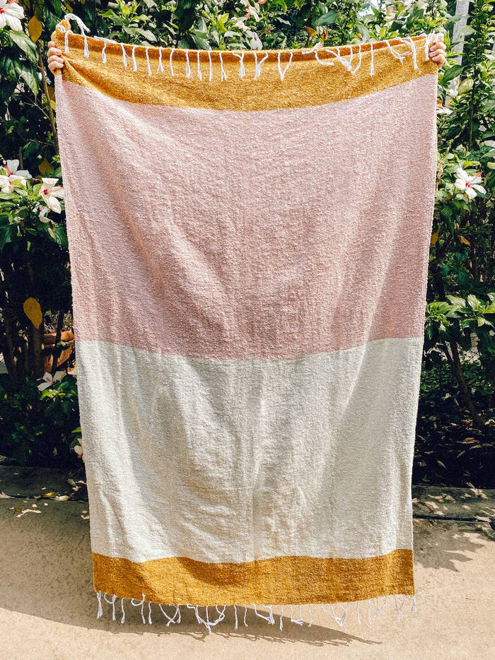 Sunrise - Recycled Throw Blanket