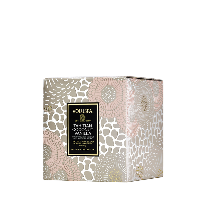 Tahitian Coconut Vanilla 9oz Classic Candle