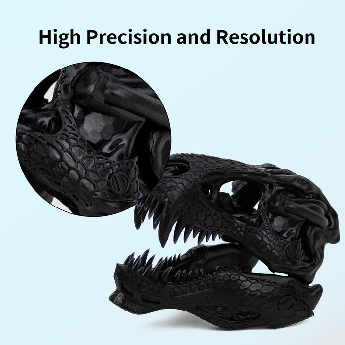 flexible resin 1kg bottle black UV resin with 3D printed phone mount clamp beside it