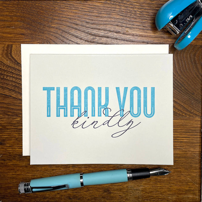 Thank You Kindly Greeting Card - Taryn x Philip Boutique