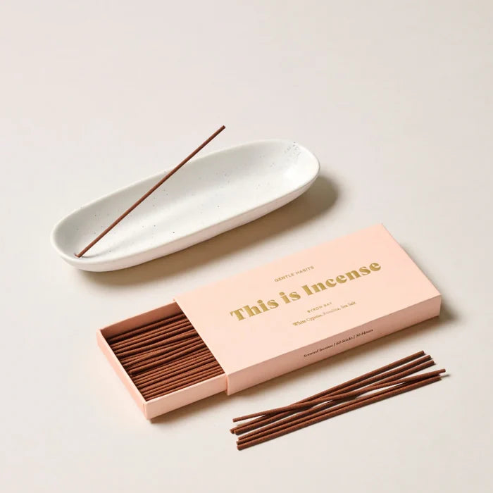 THE COLLECTOR CERAMIC INCENSE HOLDER | White - Darling & Domain
