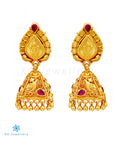 The Ipshita Silver Lakshmi Jhumka