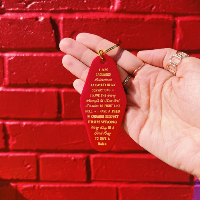 The Luminary Mantra Motel Keytag