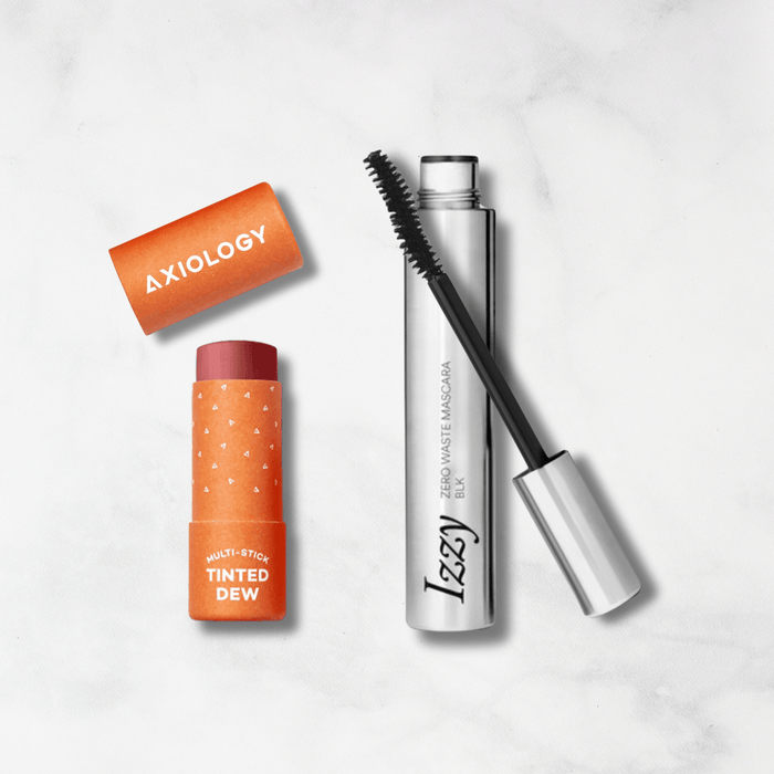 Izzy Zero Waste Beauty The Ultimate Zero-Waste Duo: Axiology Tinted Dew Stick & Izzy Mascara Bundle