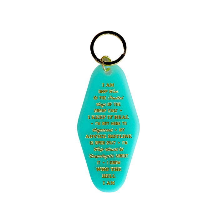 The Wholehearted Mantra Motel Keytag