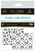 Therm-O Web - Deco Foil Toner Card Fronts, 4.25" x 5.5" - Fresh Florals (8 Sheets). Available at Embellish Away located in Bowmanville Ontario Canada.