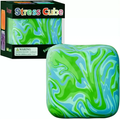 Tie Dye Swirl Cube Squish Toy