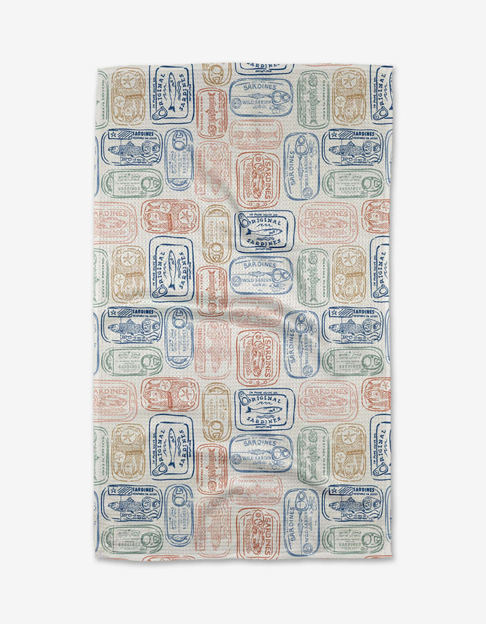 Tinned Sardines Tea Towel - Olita Gifts & Goods