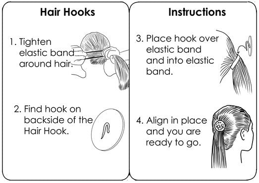 how to install the  Hair Hook Silver - Celtic Ponytail Holder
