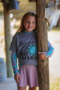 Turquoise Is A Girls Best Friend Tee-Kids