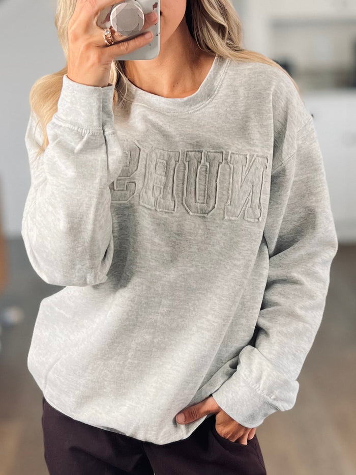 Two Tone Applique Custom Sweatshirt Preorder // ships in 1-2 weeks