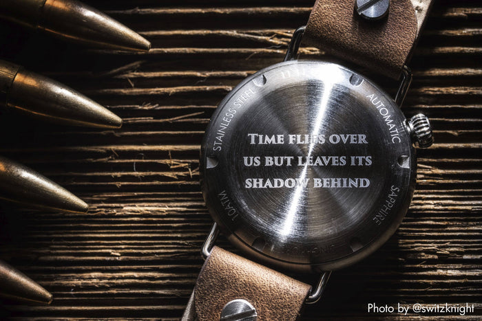 Vario 1918 Trench/Medic/Pilot Watch Caseback with Custom Engraving
