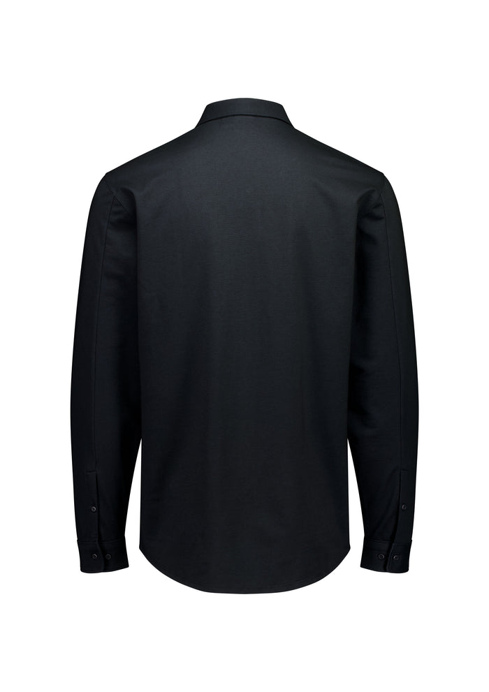 Biz Collection Mens Venture Long Sleeve Shirt BS2619ML in Black product view