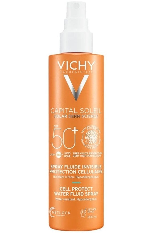 Vichy Capital Soleil Cell Protect Water Fluid Spray SPF50+
