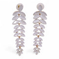 Vintage Earrings Glass - Long Drop