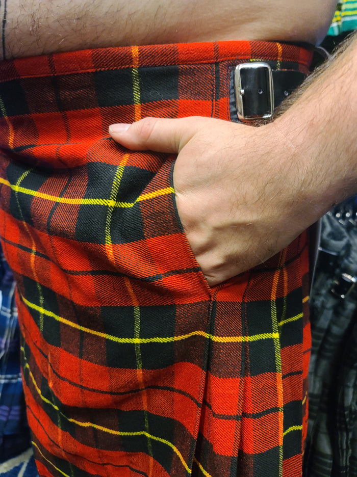 Wallace Tartan Kilt by KiltedBros Red Plaid