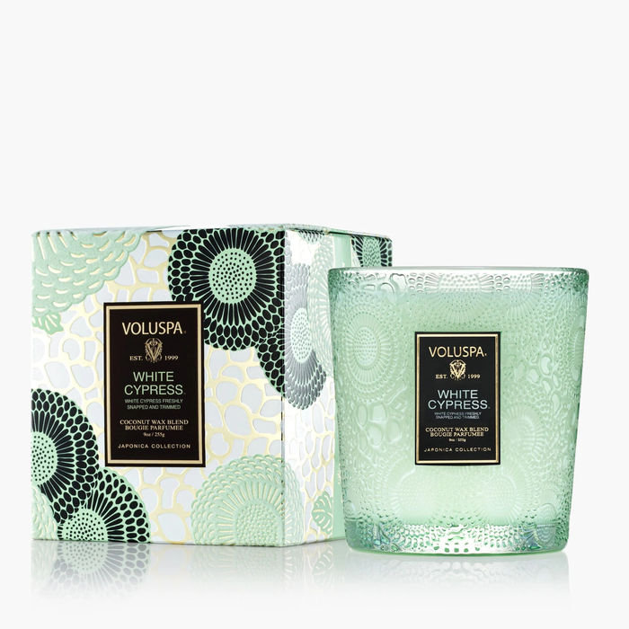 White Cypress Classic Candle