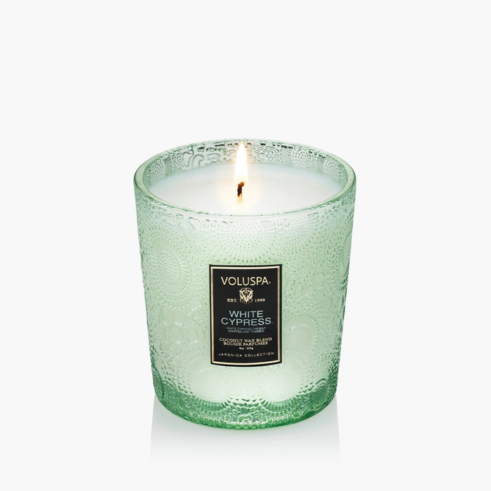White Cypress Classic Candle