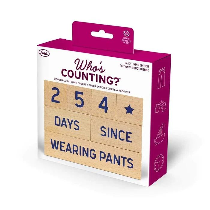 Who's Counting Countdown blocks