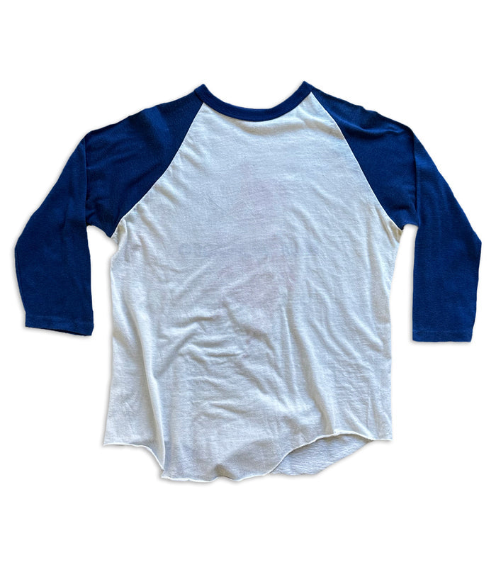 Wild Westside Baseball Tee - Logo / Horse (Blue/White)