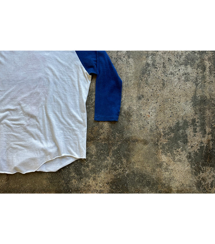 Wild Westside Baseball Tee - Logo / Horse (Blue/White)
