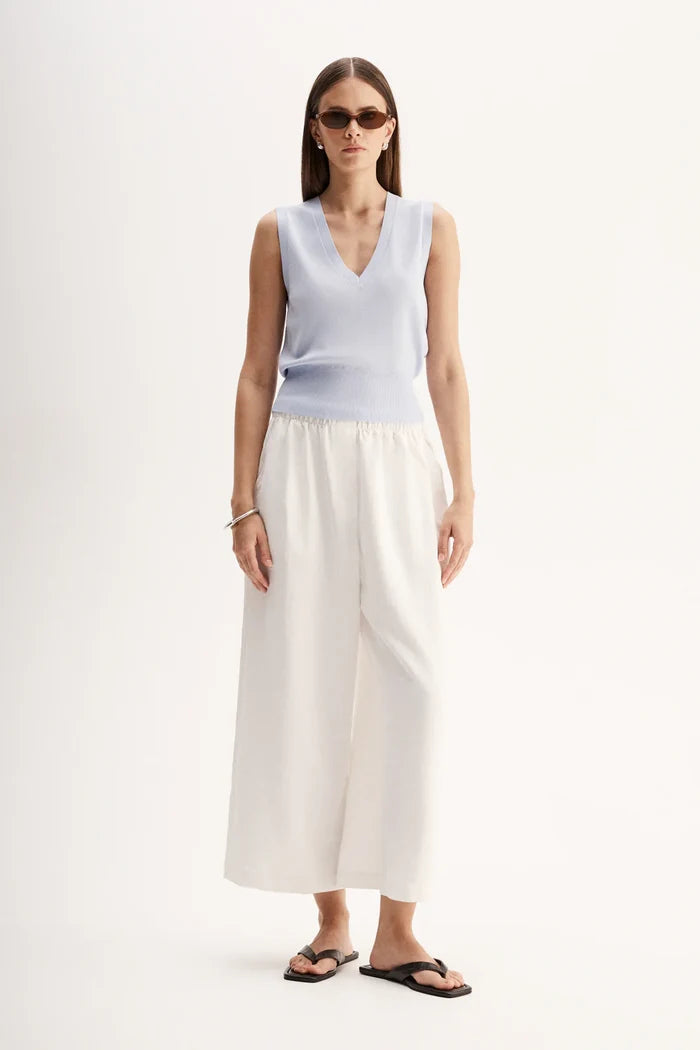 WINSLET KNIT TOP in Cornflower by Elka Collective