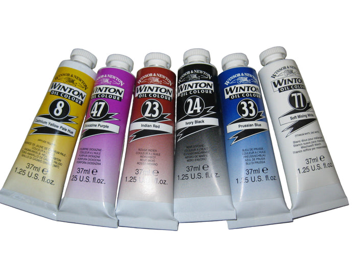 Winton oil paint tubes