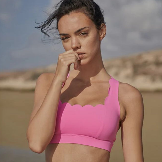 Wiskii Women's Cross Back Sports Bra