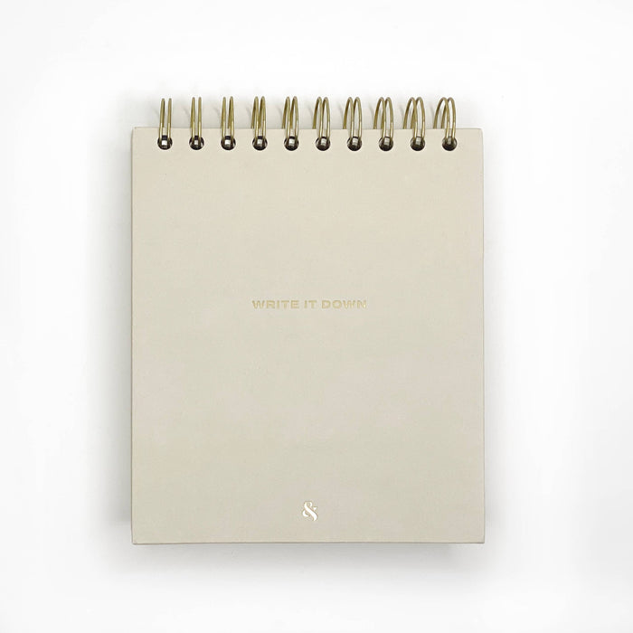 Wit & Delight - Cream Write it Down Desktop Notepad