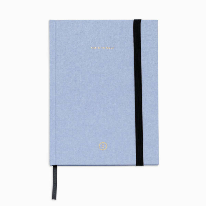 Wit & Delight - Light Blue Linen Note to Self Journal