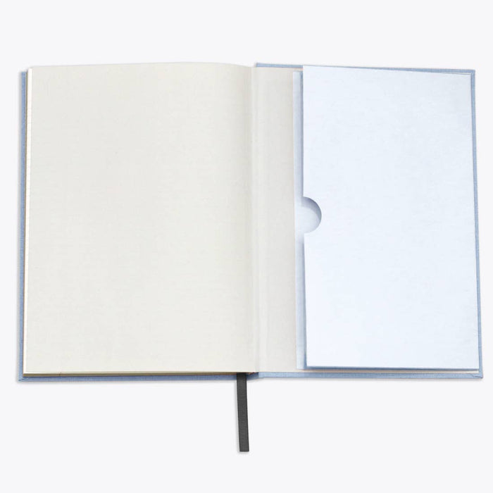Wit & Delight - Light Blue Linen Note to Self Journal