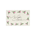 With Love Rosebuds Hand Painted Greeting Card | Scribble & Daub