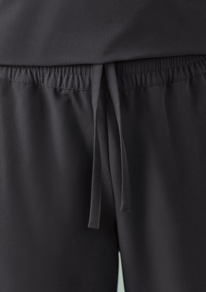 Womens Pulse Jogger scrub pant in black with drawstring and elastic waist