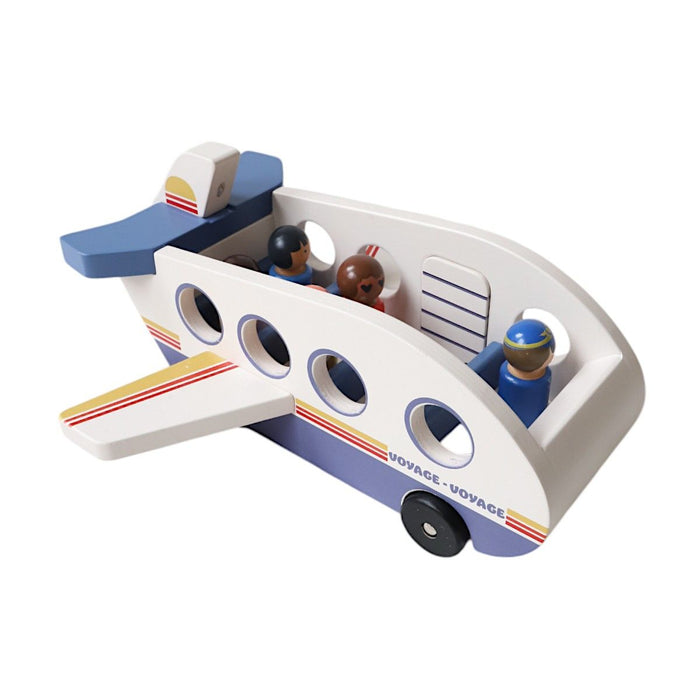 Le Petit Souk - Wooden Toy - Voyage Airplane - Side 2